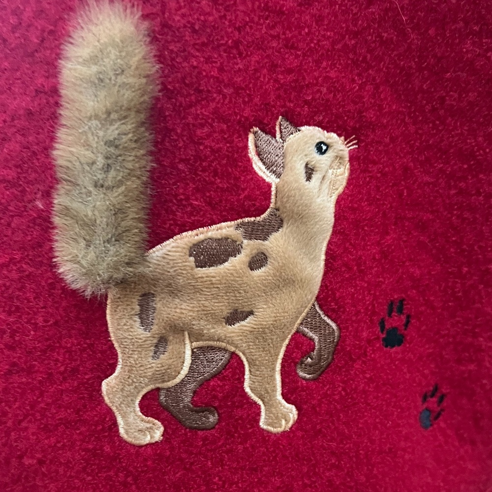 ❤️LIS INTERNATIONAL BOILED WOOL CAT VEST❤️ - Picture 9 of 15